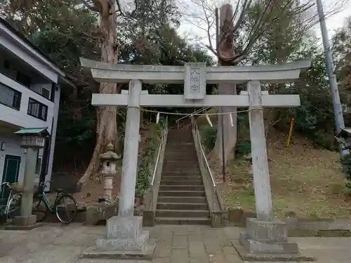 大曽根八幡神社の鳥居