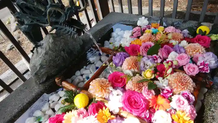 豊平神社の手水舎