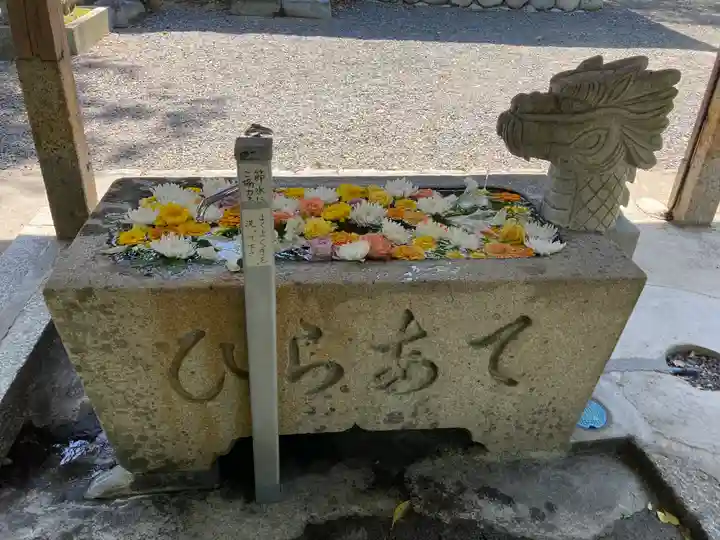三輪神社の手水舎