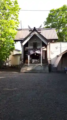 星置神社の本殿