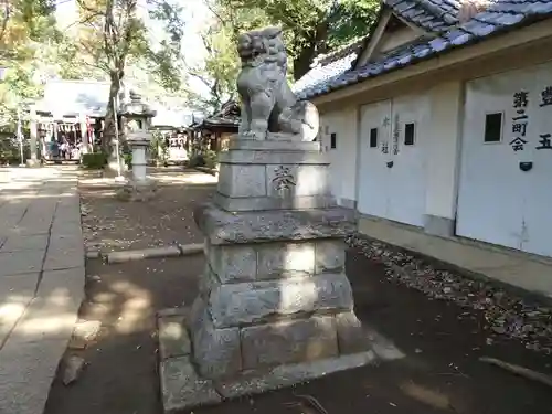 豊玉氷川神社の狛犬