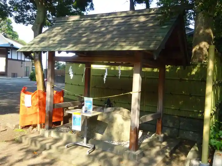 五社神社の手水舎