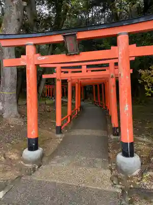 長山稲荷社(橿原神宮末社)の鳥居