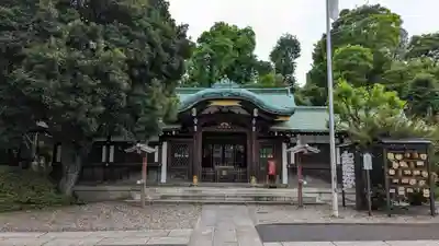白金氷川神社の本殿・本堂