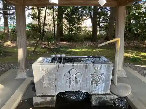 朝日森天満宮の手水舎