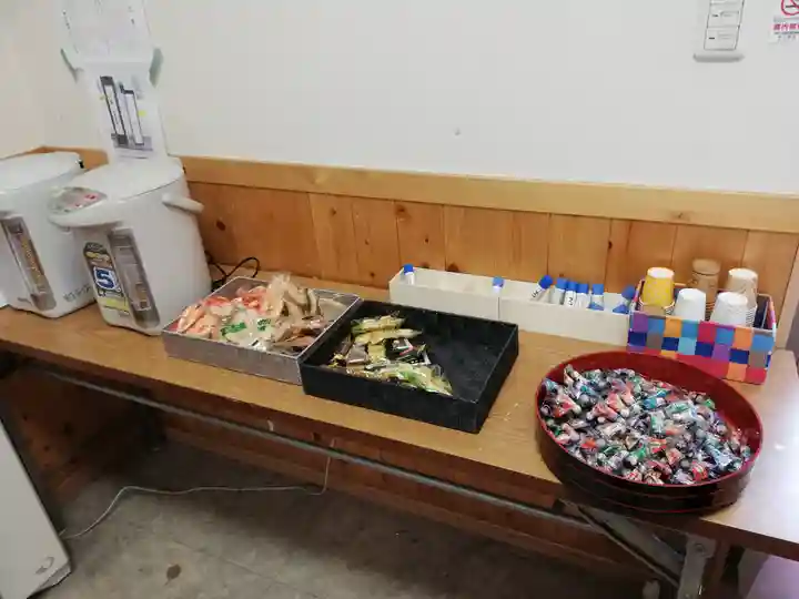 別小江神社の食事