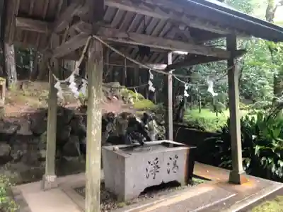 木積神社の手水舎