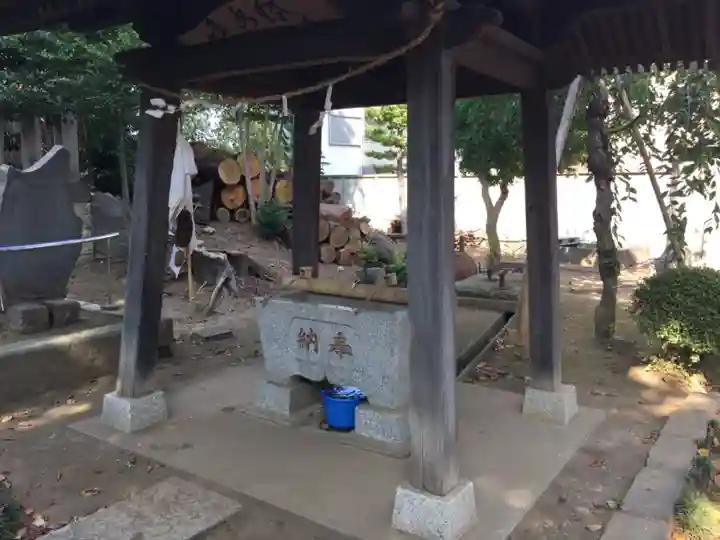 原稲荷神社の手水舎