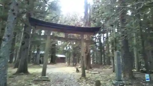 水分神社の鳥居