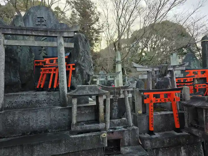 伏見稲荷大社三ノ峰(下之社神蹟・白菊大神)(京都府)
