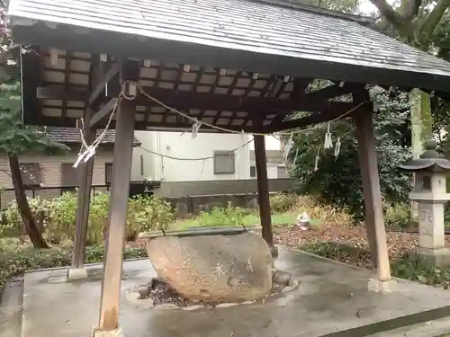 御田神社の手水舎