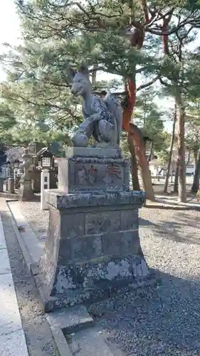 竹駒神社の狛犬