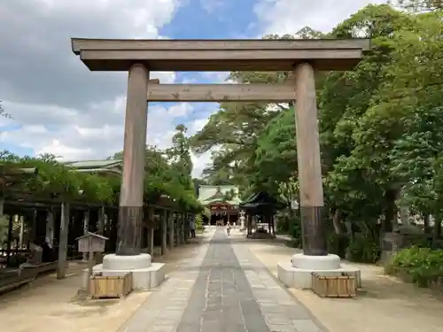 越ヶ谷久伊豆神社の鳥居