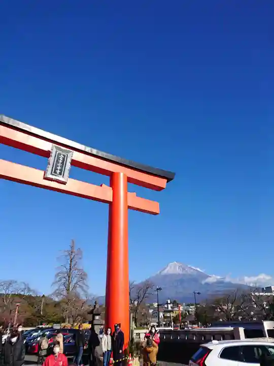 富士山本宮浅間大社の鳥居