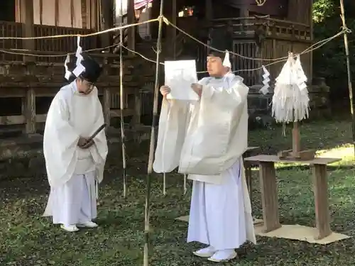 精矛神社のお祭り