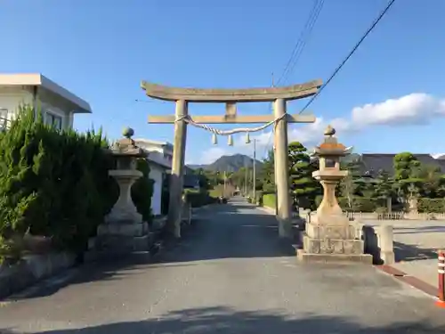 玉祖神社の鳥居