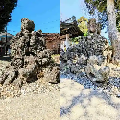 菊田神社の狛犬