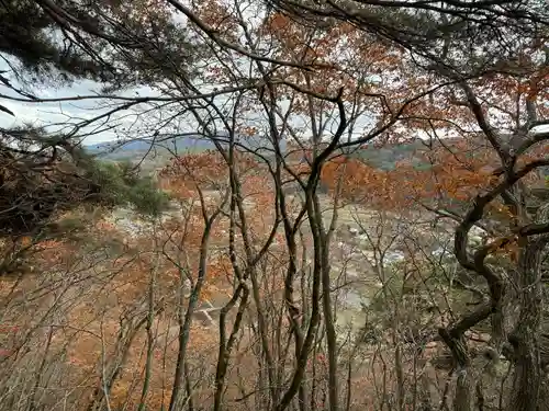 龍興山神社の景色