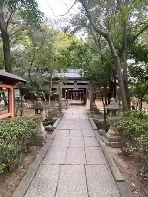 土生神社の鳥居