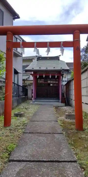 上宿稲荷社の鳥居