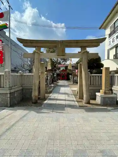 三石神社の鳥居