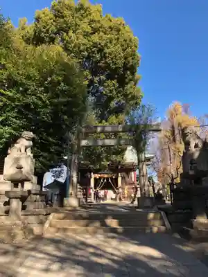 諏訪神社の鳥居