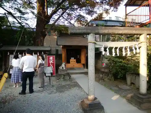 川越熊野神社の鳥居