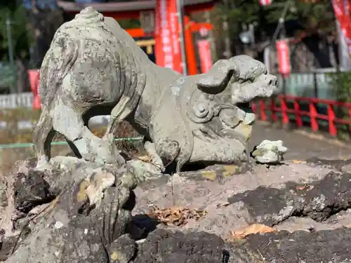 小室浅間神社の狛犬