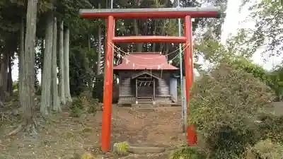 神社(名称不明)の鳥居