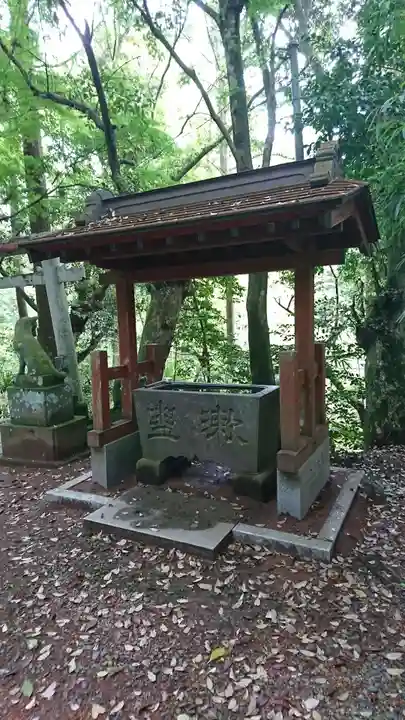 玉田神社の手水舎