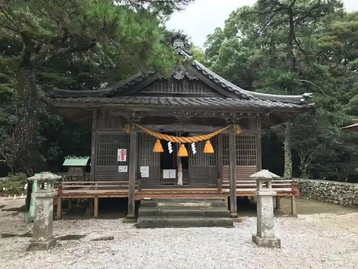 和多都美神社の本殿・本堂