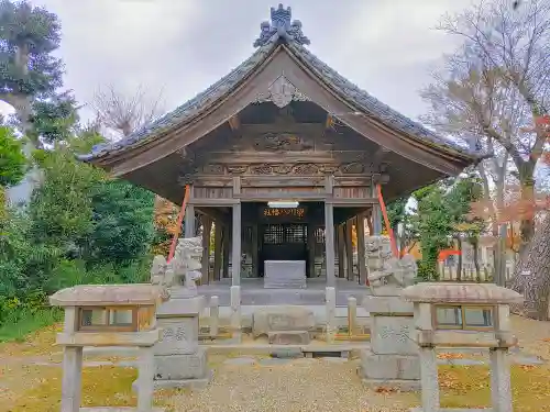 梁川八幡社（越津町）の本殿・本堂