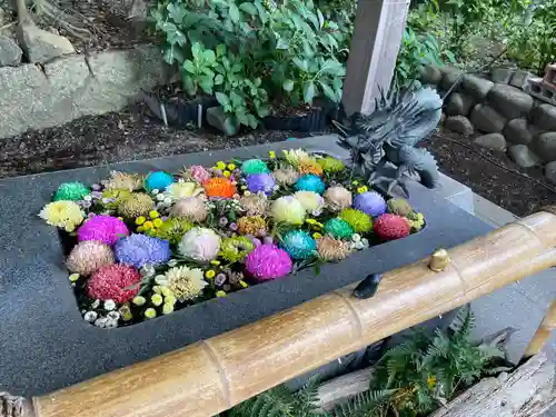 東海市熊野神社の手水舎