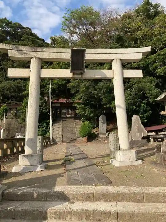 龍口明神社(元宮)の鳥居