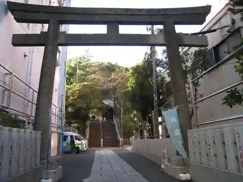 御田八幡神社の鳥居