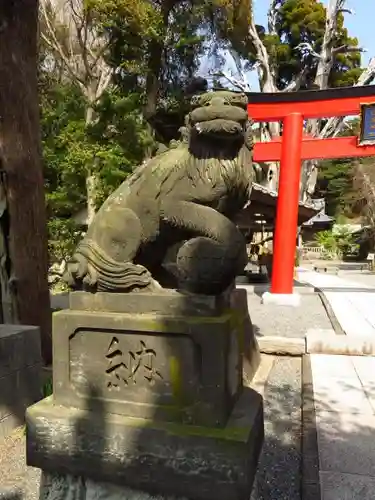 伊古奈比咩命神社の狛犬