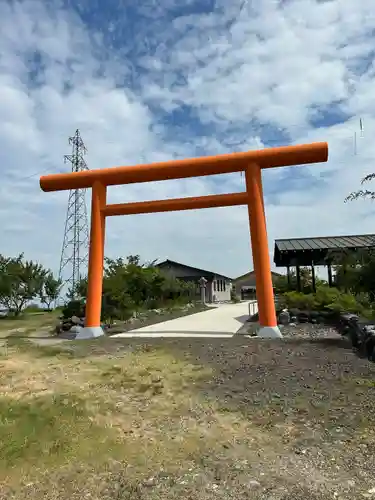 神明日之宮月之宮神宮の鳥居