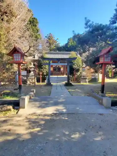 篠塚稲荷神社の景色