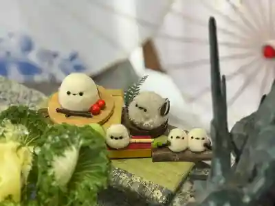 札幌諏訪神社の像