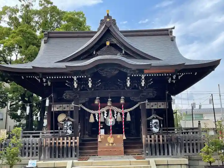 溝口神社の本殿・本堂