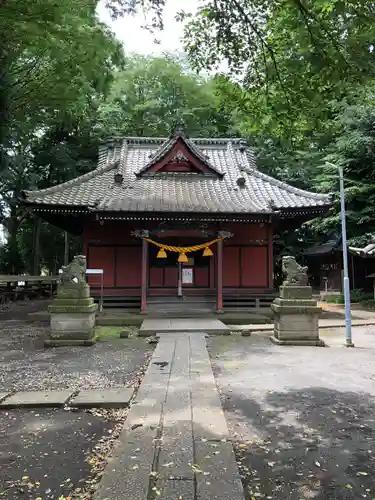 中氷川神社の本殿