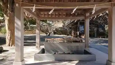 安房神社の手水舎
